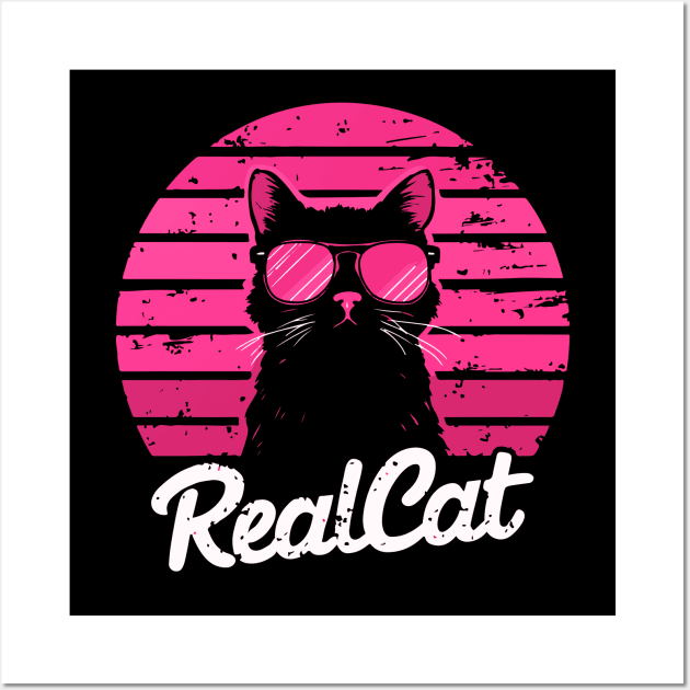 Real Cat Wall Art by timegraf